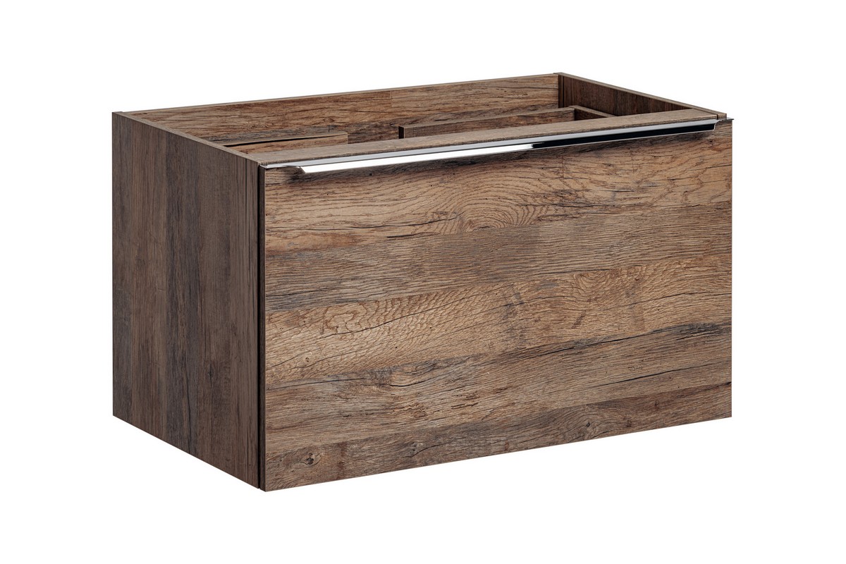 Szafka łazienkowa pod umywalkę SANTA FE dębowa postarzana 60x46cm - SANTA_FE_OAK_82-60-A-2S