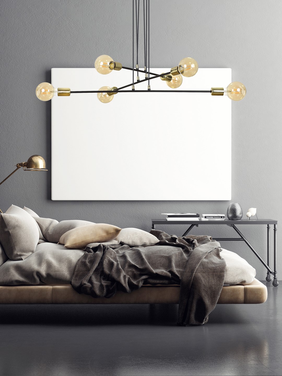 Lampa wisząca VESIO Czarny 785/6 - 785/6