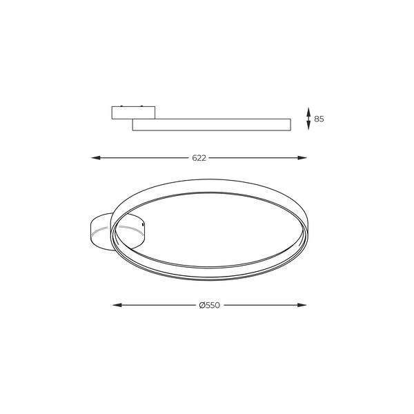 CIRCLE LAMPA SUFITOWA 2 - 046017-022999