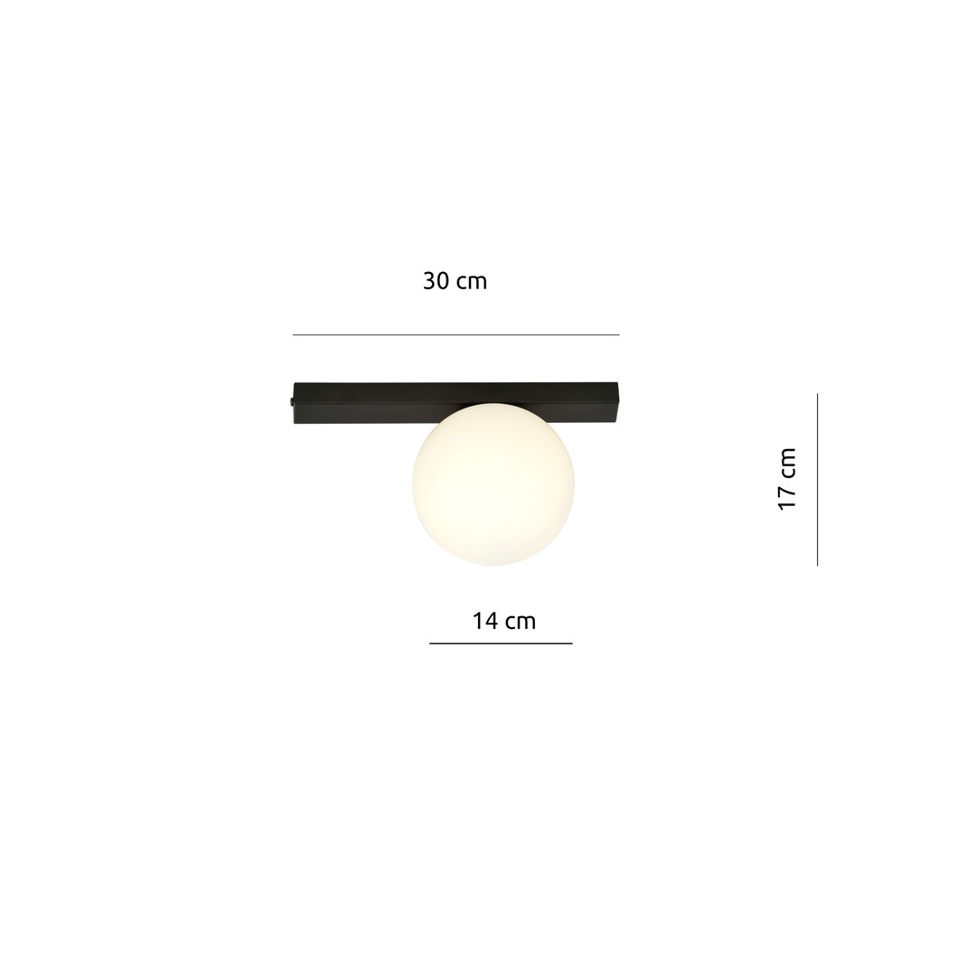 Lampa sufitowa FIT Czarny 1124/1 - 1124/1