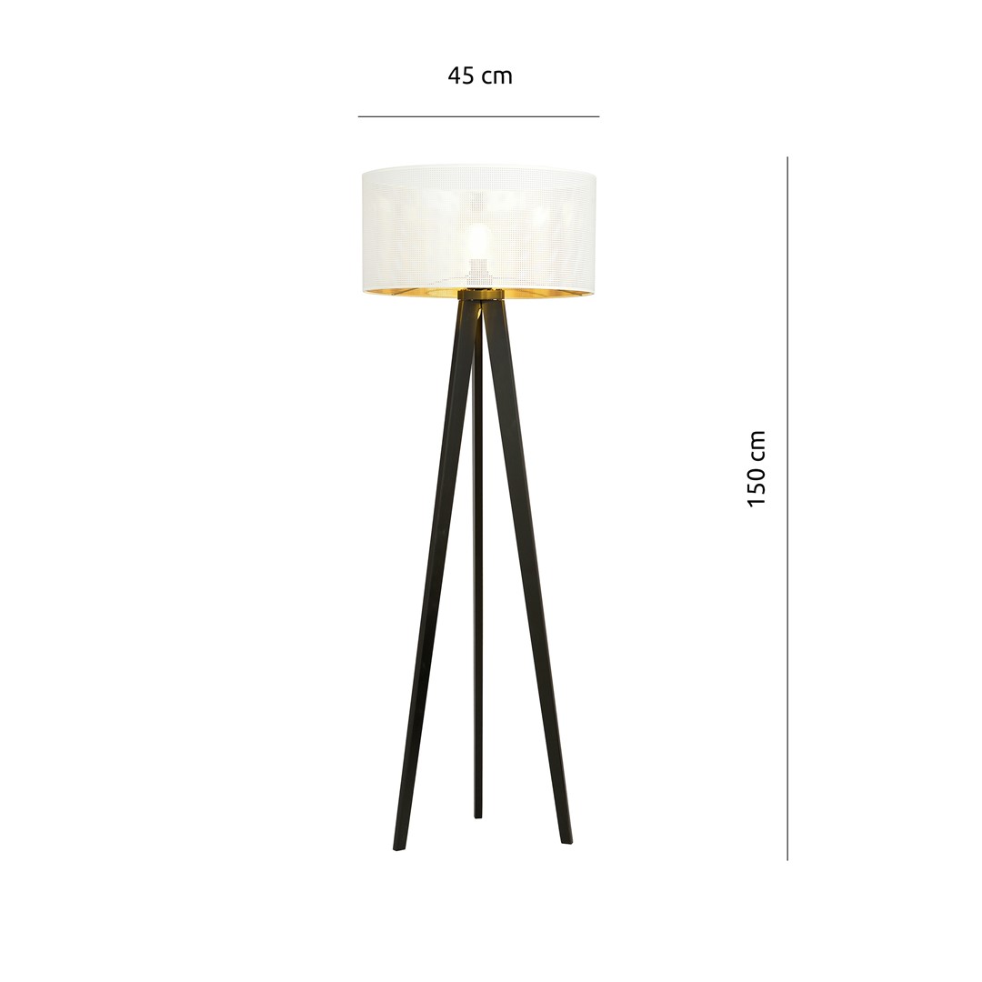 Lampa stojąca ASTON Czarny 1147/LP1 - 1147/LP1