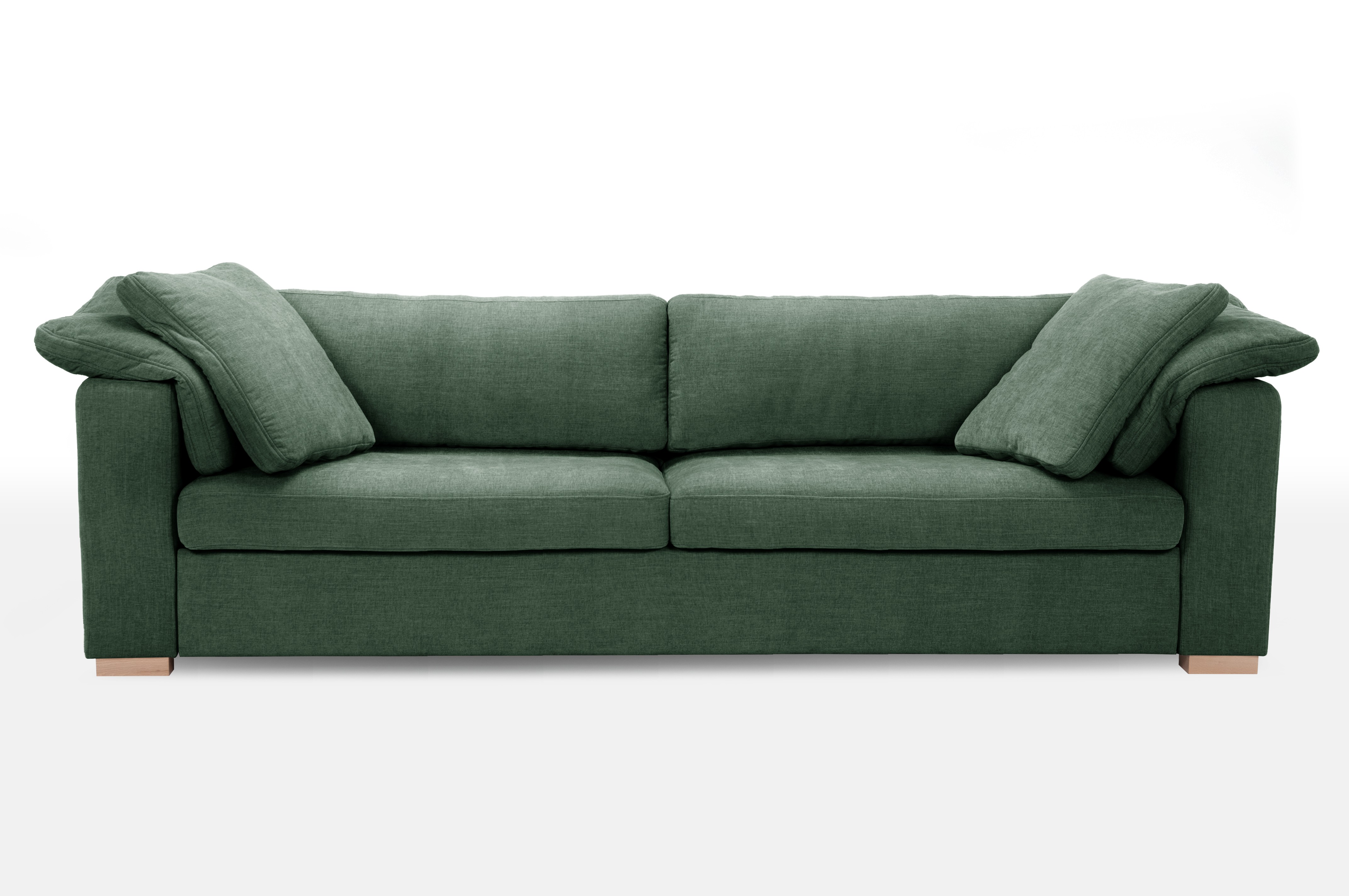 Sofa rozkładana Macaroni zielona MEBLEX - MACARONI-CITY36GREEN