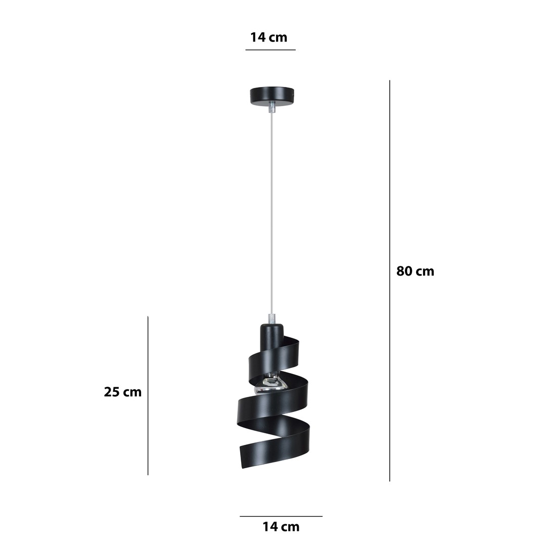 Lampa wisząca SAGA Czarny 352/1 - 352/1