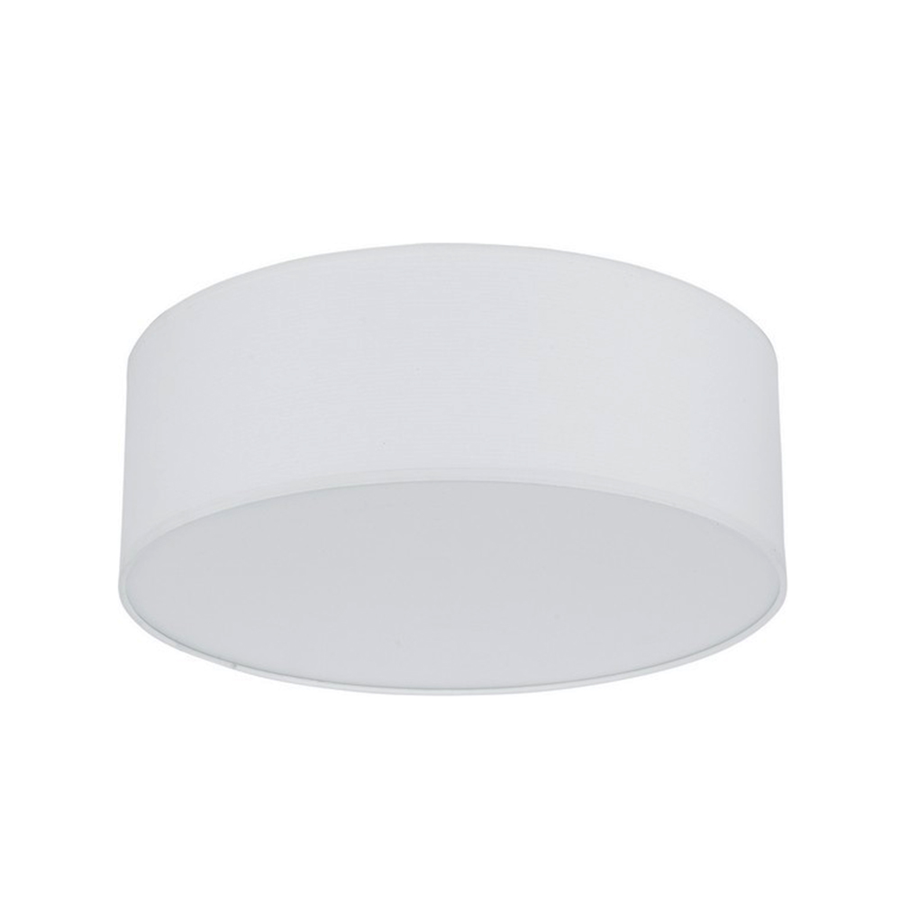 Lampa sufitowa RONDO biała okrągła 38x13cm