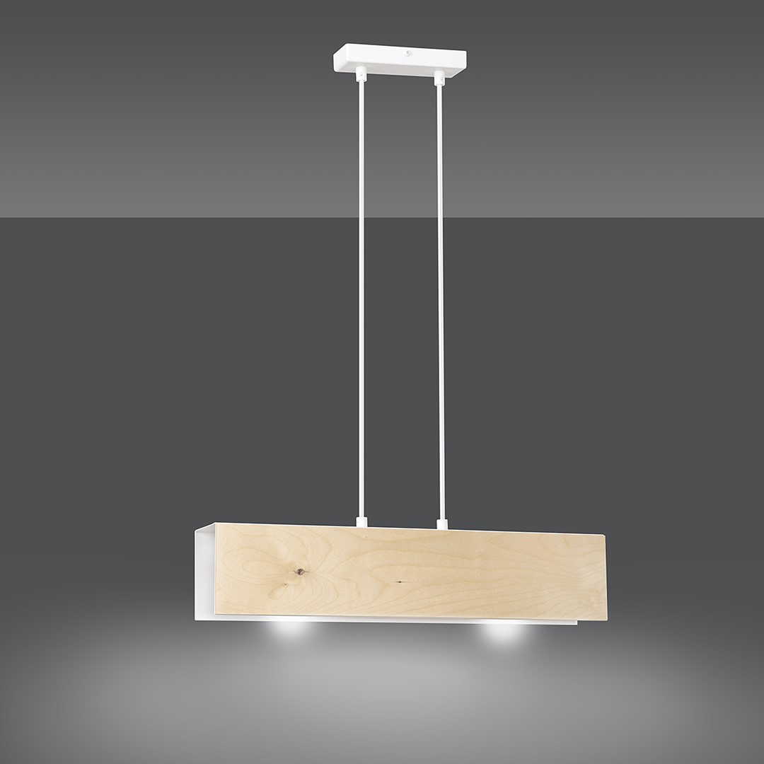 Lampa wisząca CARLO Biały 611/2 - 611/2