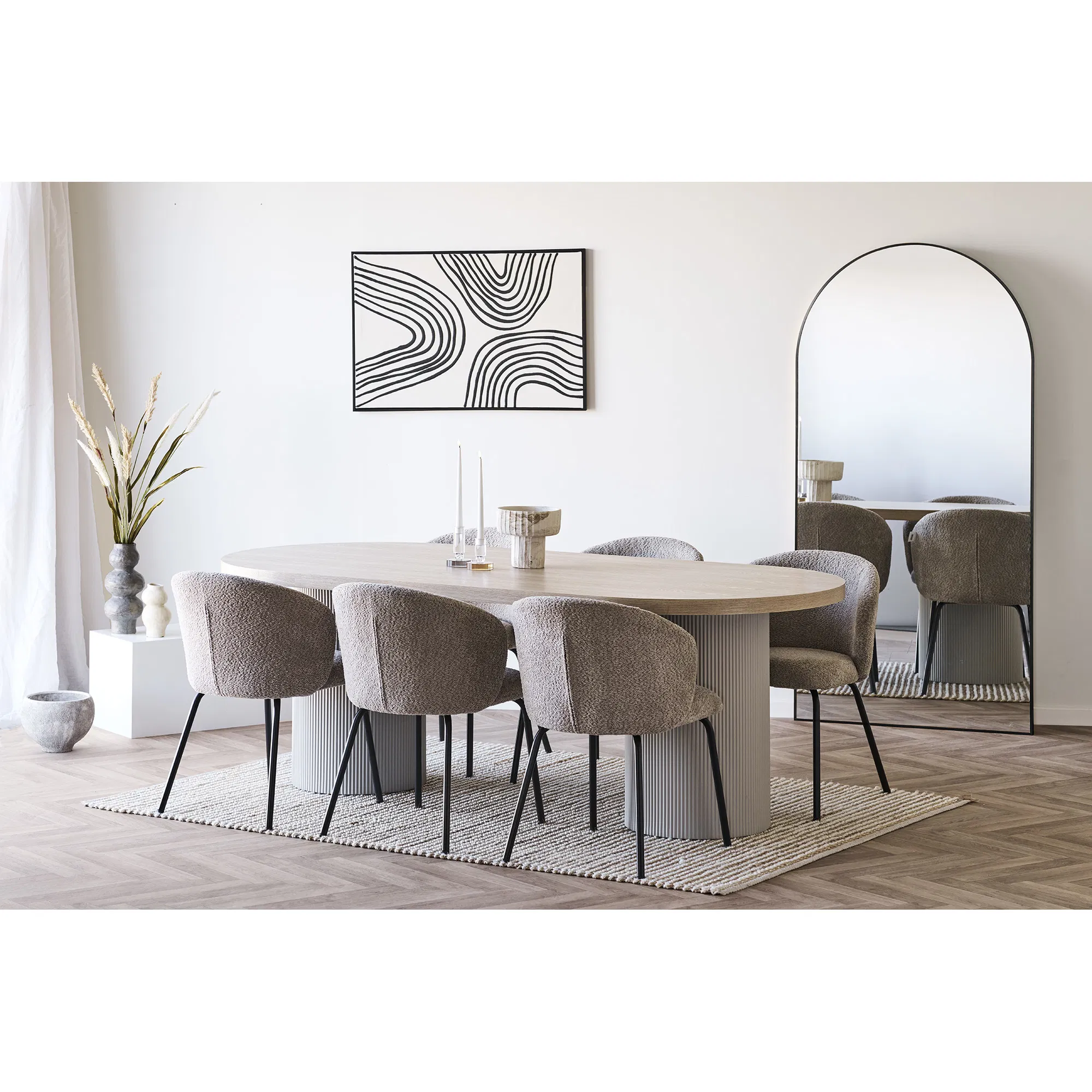 Stół do jadalni SOLVA 100x220 - jesion naturalny, piasek - 2203110