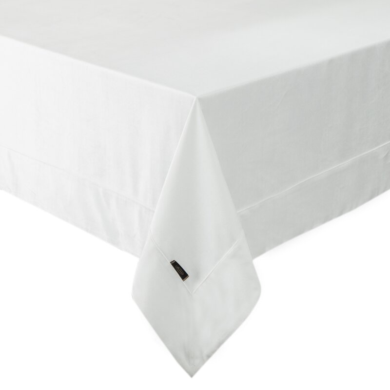 OBRUS VELVET 145 X 180 CM BIAŁY - EU_421123