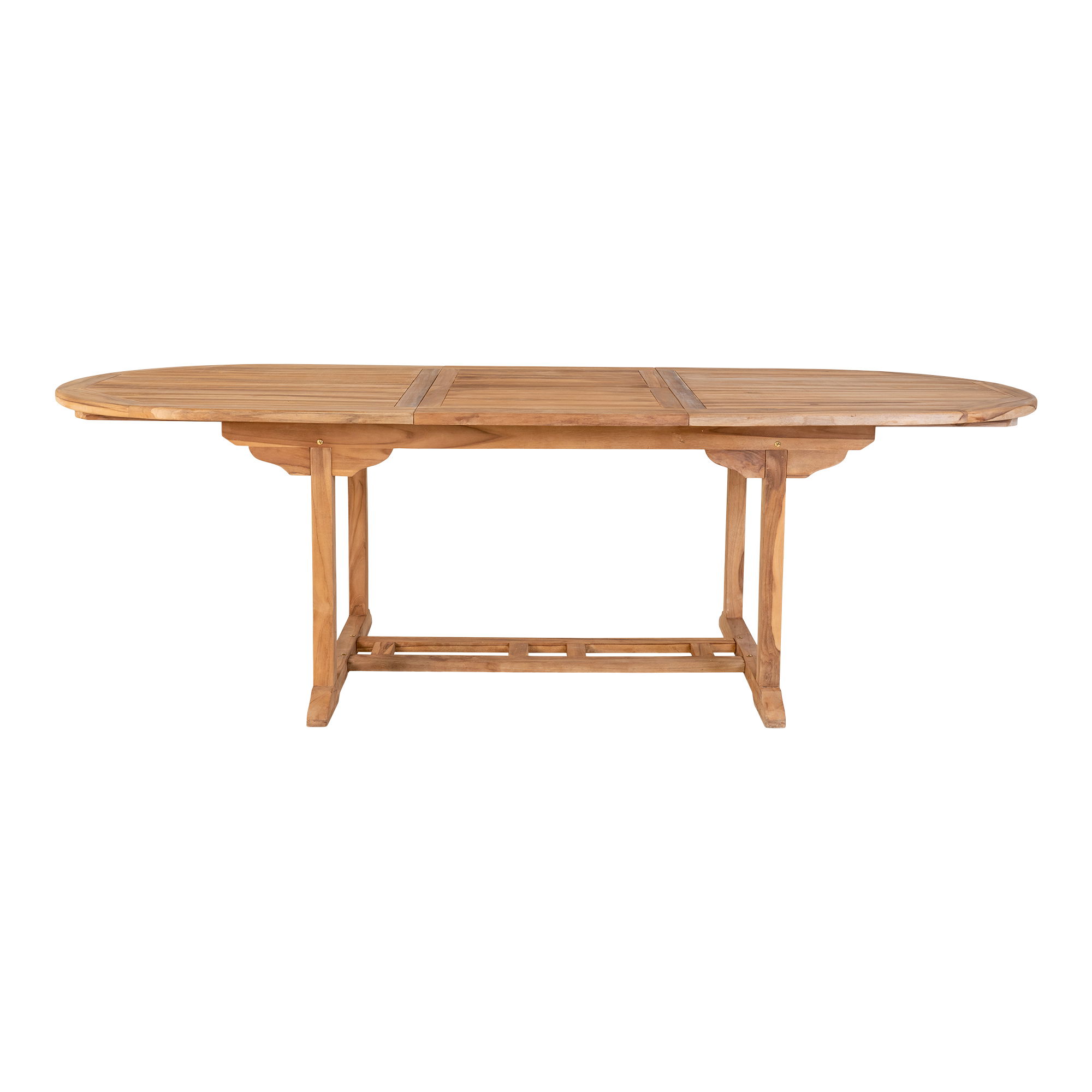 Stół rozkładany SALAMANCA 90x180-240cm drewno tekowe - naturalny - 7501150