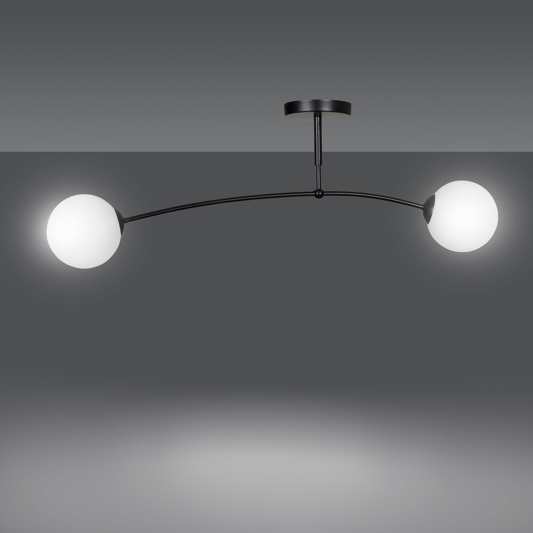 Lampa sufitowa PREGOS Czarny 670/2 - 670/2