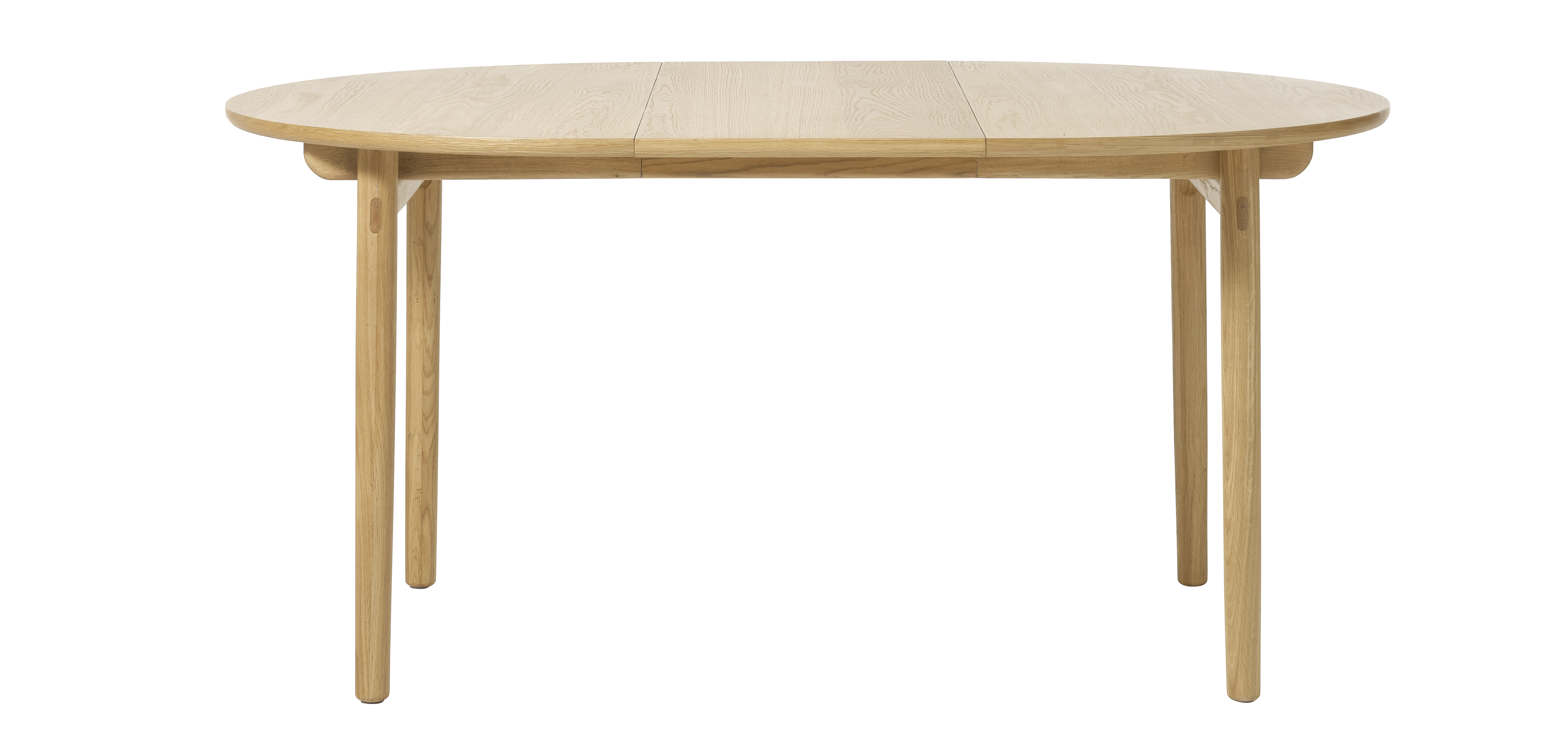Dokładka powiększająca do stołu okrągłego CARNO 45x120 cm - dąb naturalny - UN_46000200