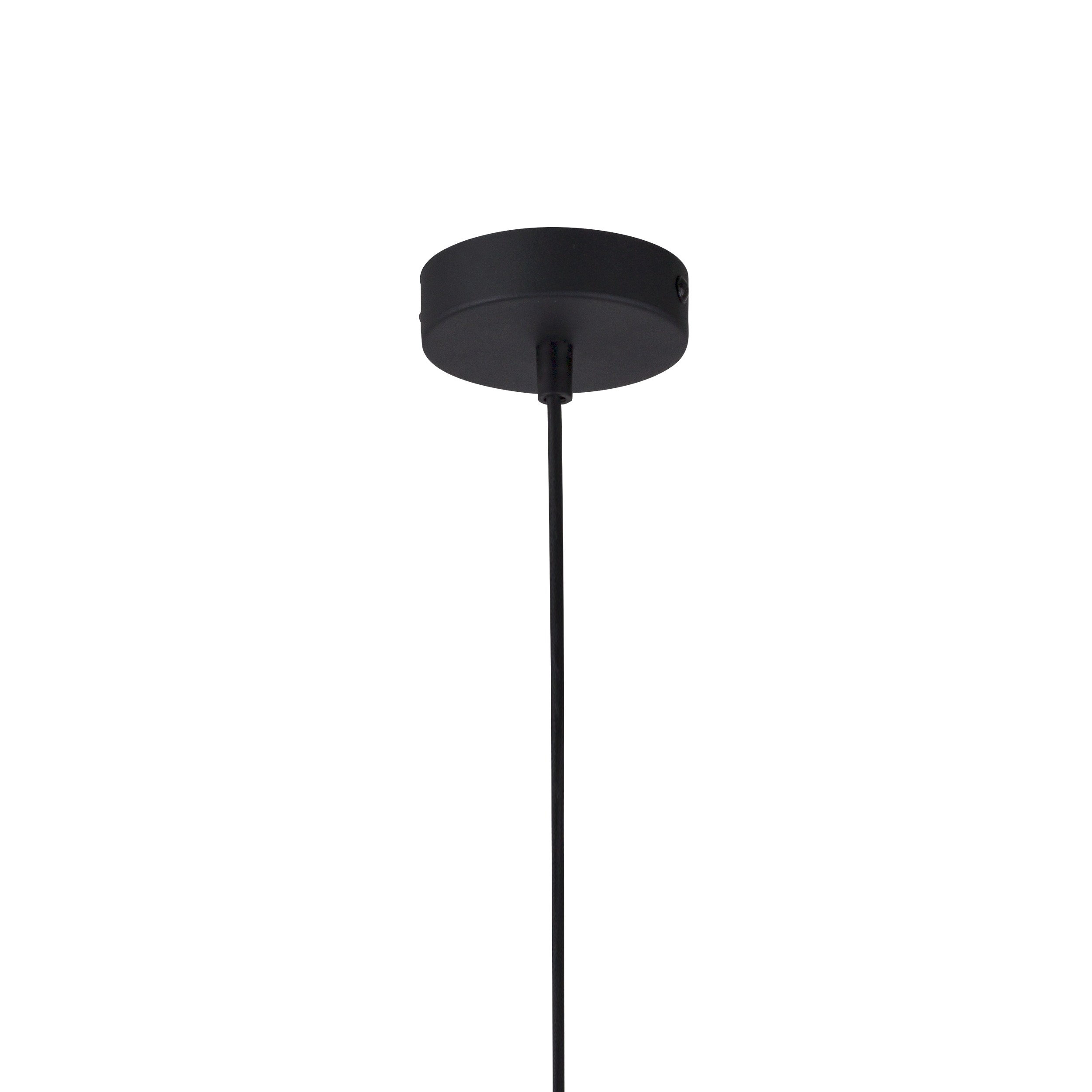Lampa wisząca ALAMBRE czarna ze złotymi elementami 175x28cm - TK_2777