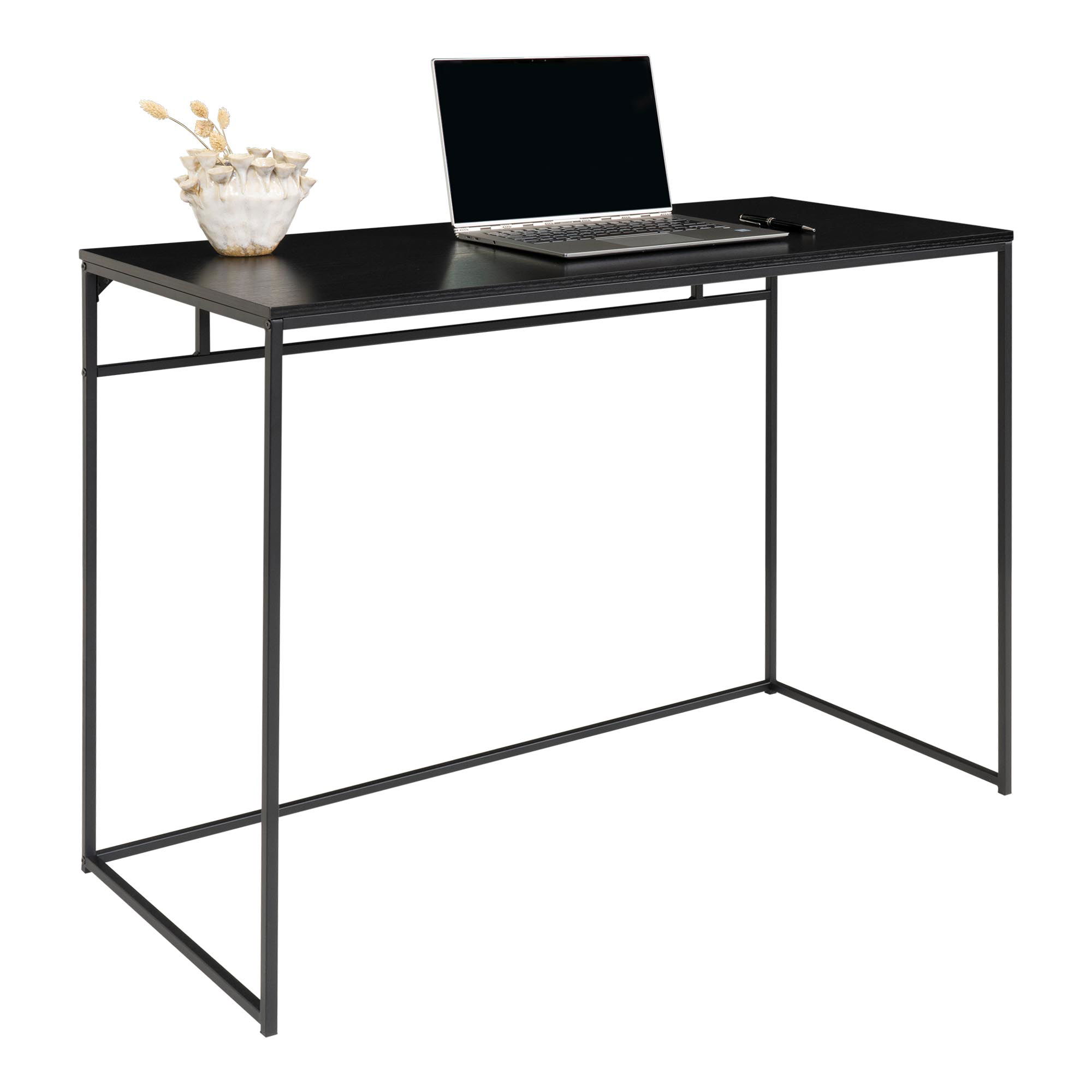 Biurko minimalistyczne VITA 100x45x75 cm - czarne - 2402050