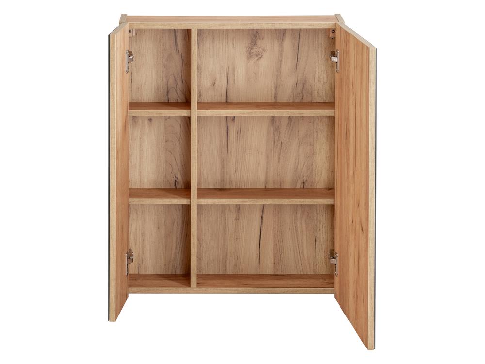 Szafka z lustrem CAPRI dębowa 75x60x16cm - CAPRI_OAK_842A_FSC