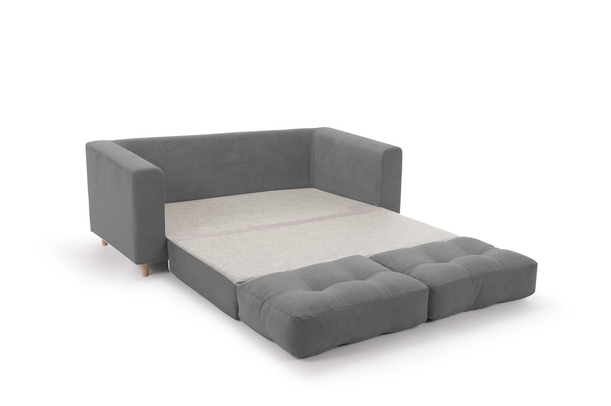 Sofa rozkładana Plant szara MEBLEX - PLANT-ROSTO90GREY