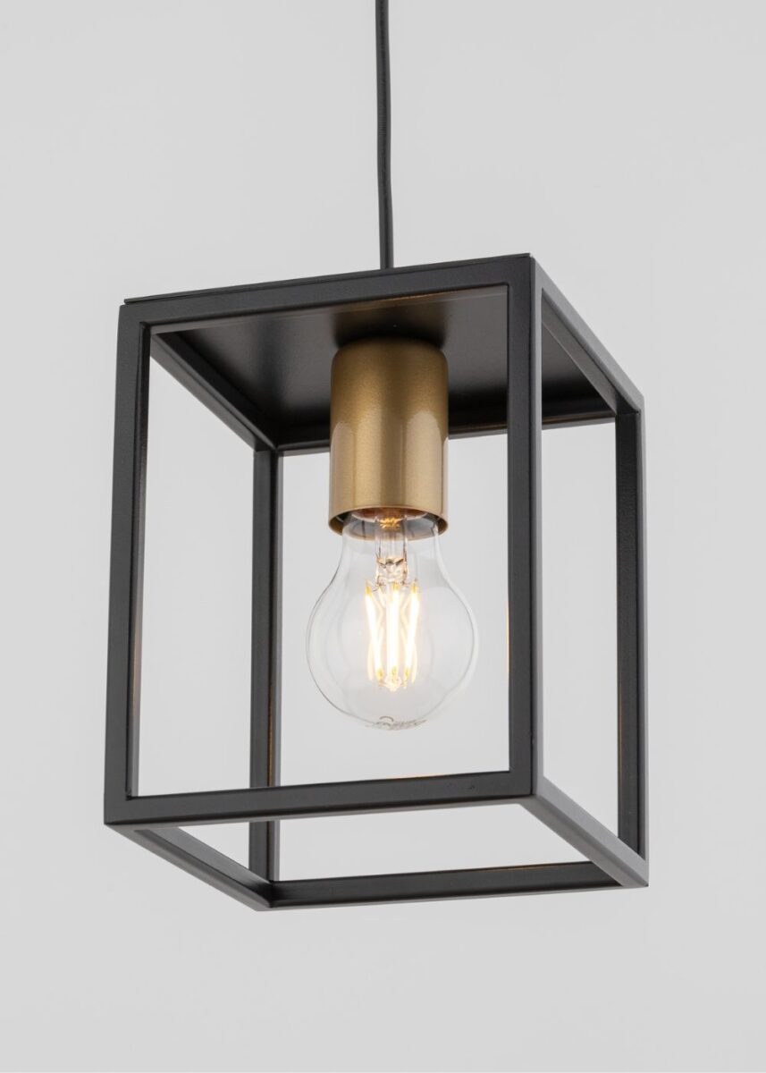 VIGO 1 czarny/złoty lampa wisząca - SI_32353