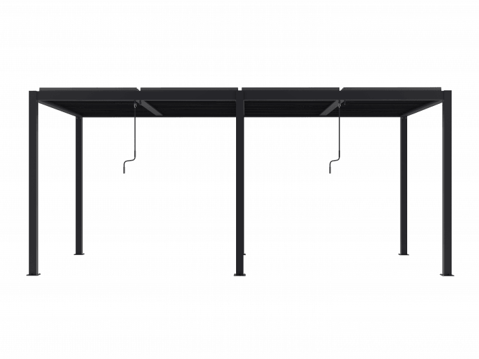 Pergola LUXE 5.8x3m antracyt z LED - MI_5905610251277