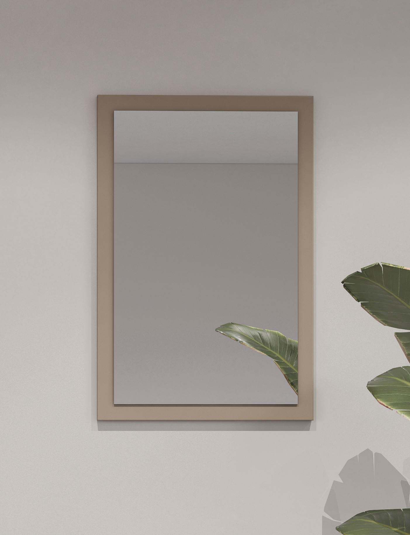 Lustro w ramie CROSS 40x60cm - congo, czarny - 24CWMY04