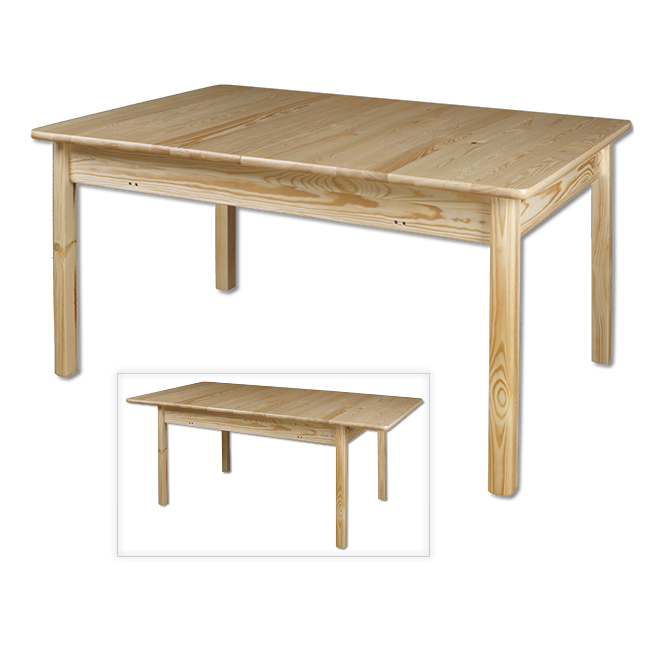 Stół sosnowy rozkładany ST102 90x140(180)/90x140(200) DREWMAX