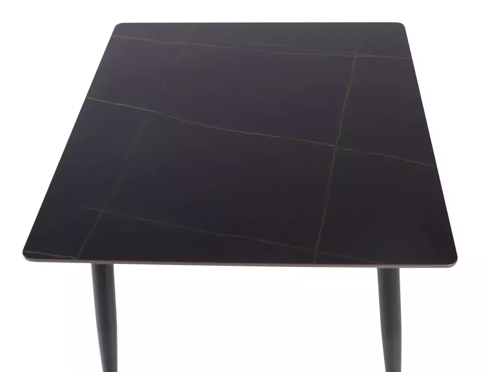 Stół RION 130X70 czarny mat - RIONC130