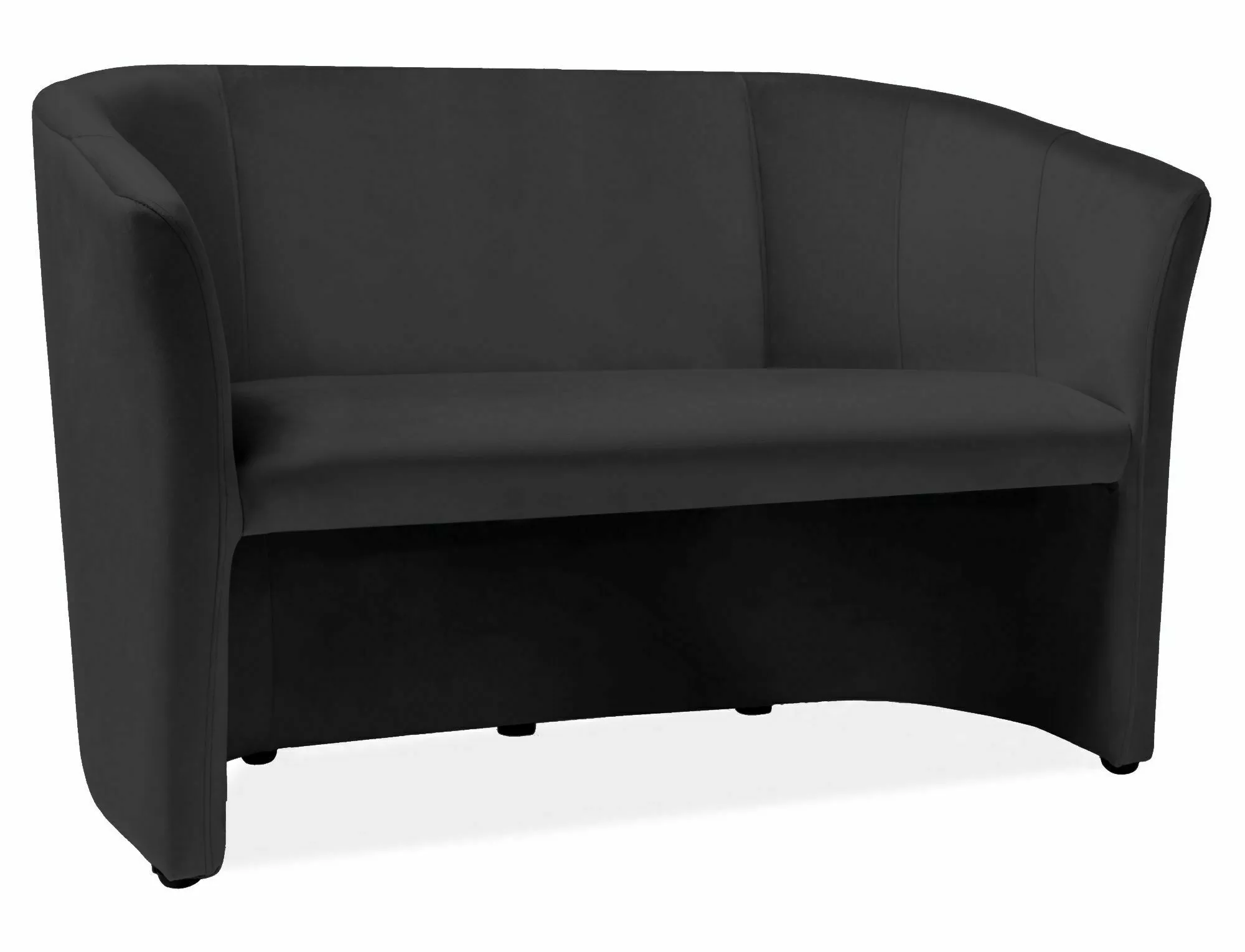 Sofa dwuosobowa TM-2 Velvet czarny