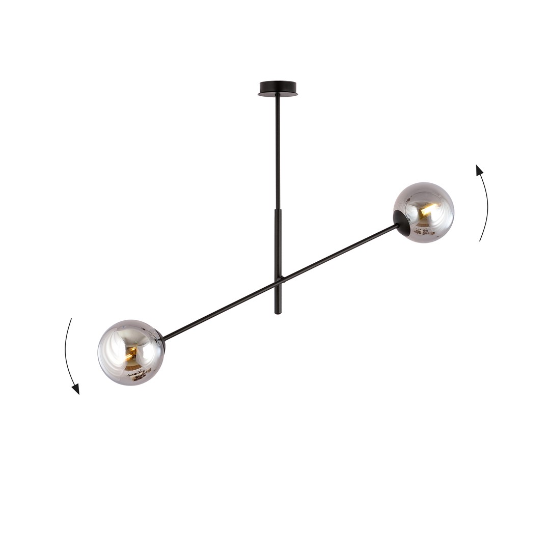 Lampa wisząca LINEAR Czarny 1167/2 - 1167/2