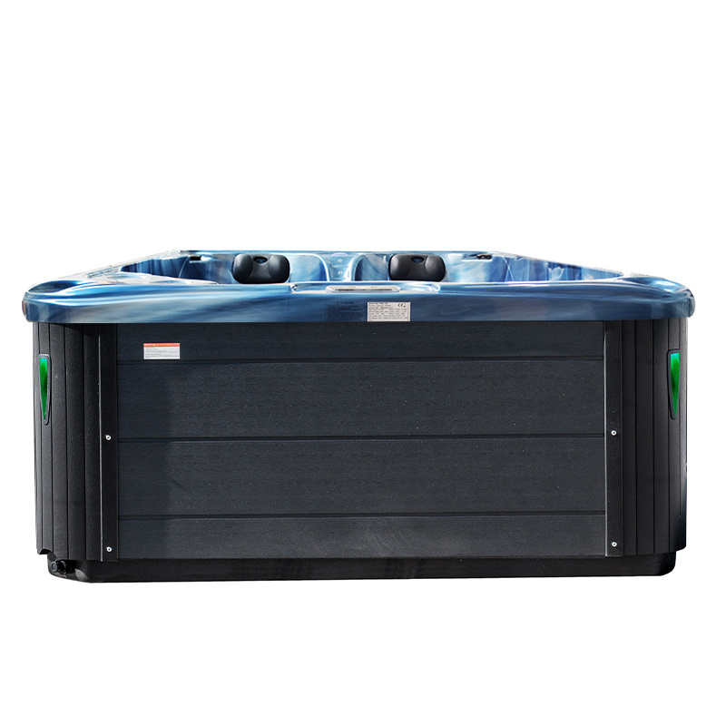 Jacuzzi ogrodowe 3-os. z hydromasażem SPA-705 210x170 cm niebieski/antracyt - HS_SPA705-3303