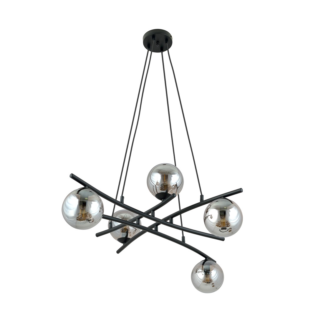 Lampa wisząca ESSA Czarny 1203/5 - 1203/5