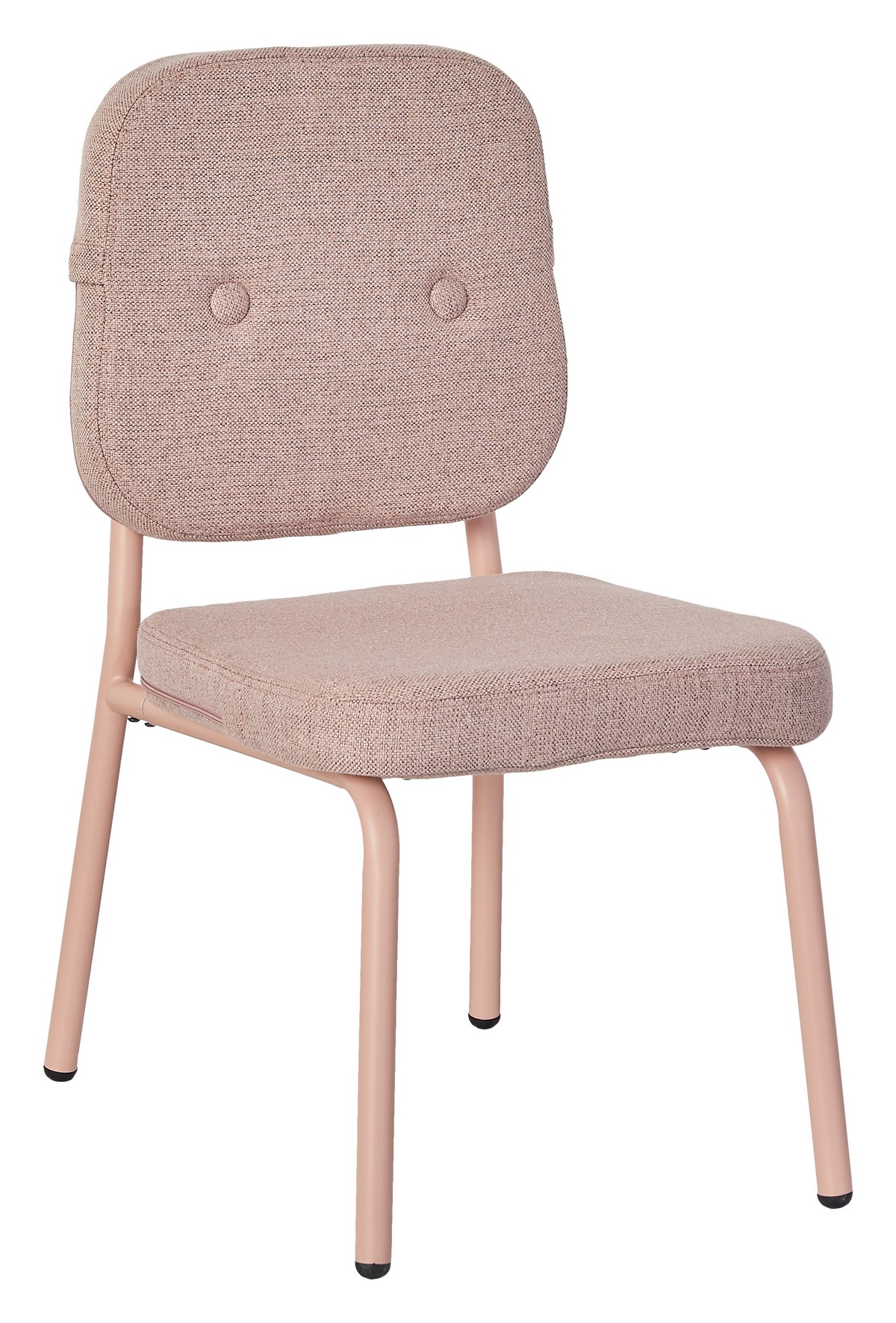 Krzesło dziecięce tapicerowane SUNSET 58x38 cm różowe