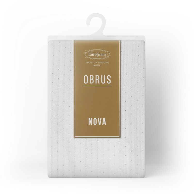OBRUS ELLEN 145 X 280 CM BIAŁY - EU_391220
