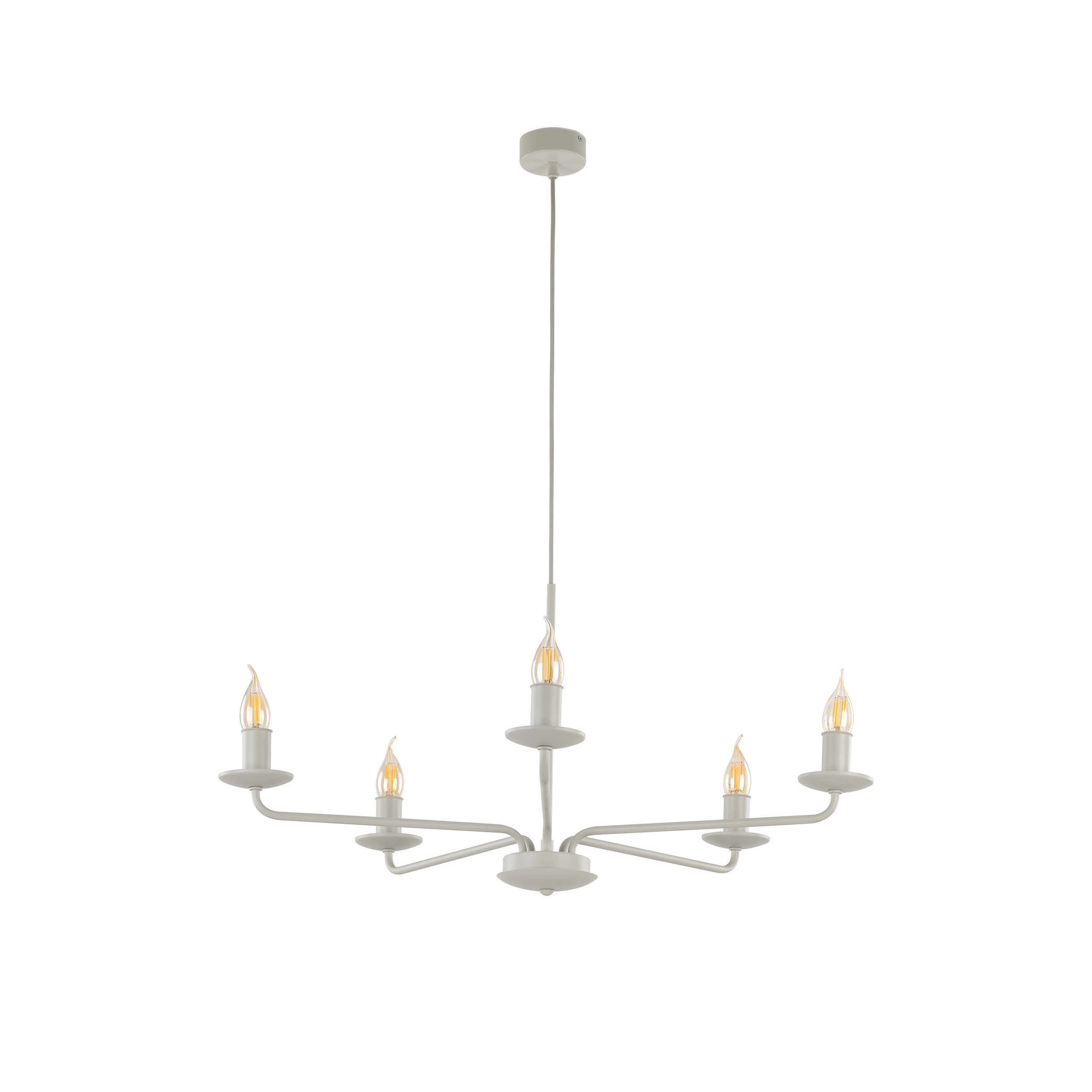 Lampa wisząca LIMAL beżowa 86x72cm - TK_10253