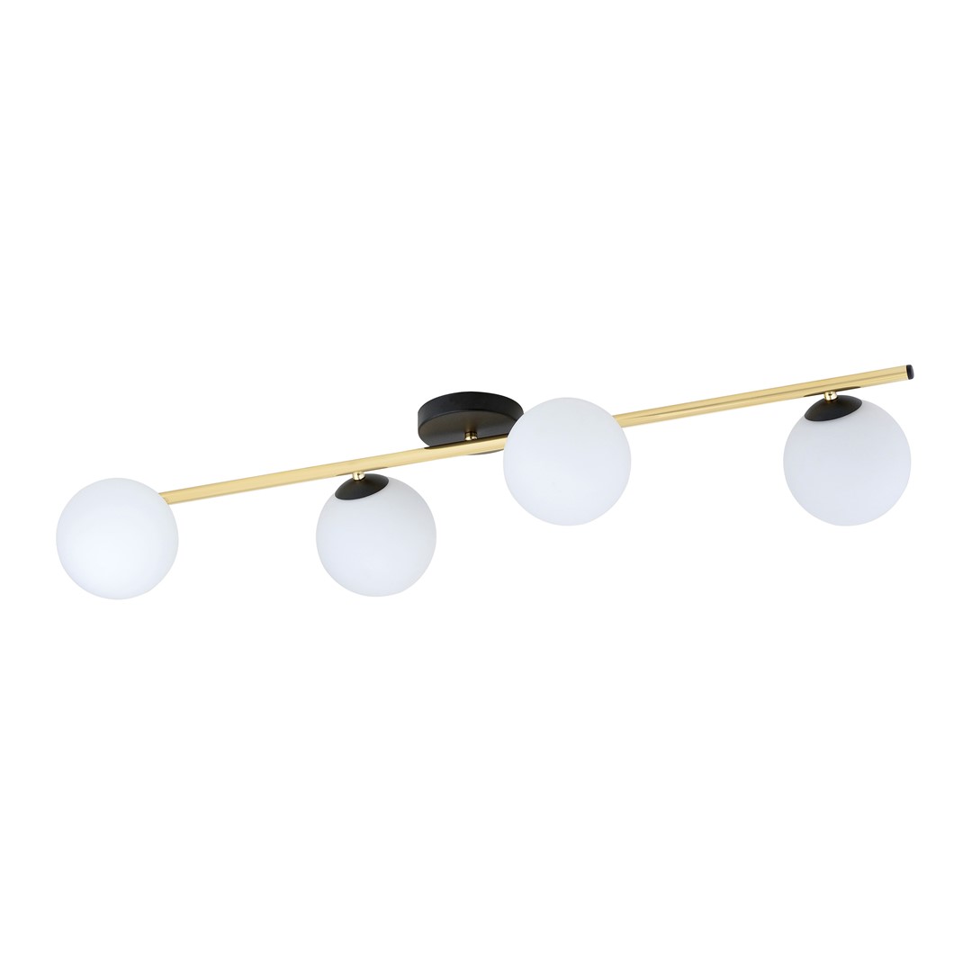 Lampa sufitowa SPLENDI Czarny,Złoty 1248/4