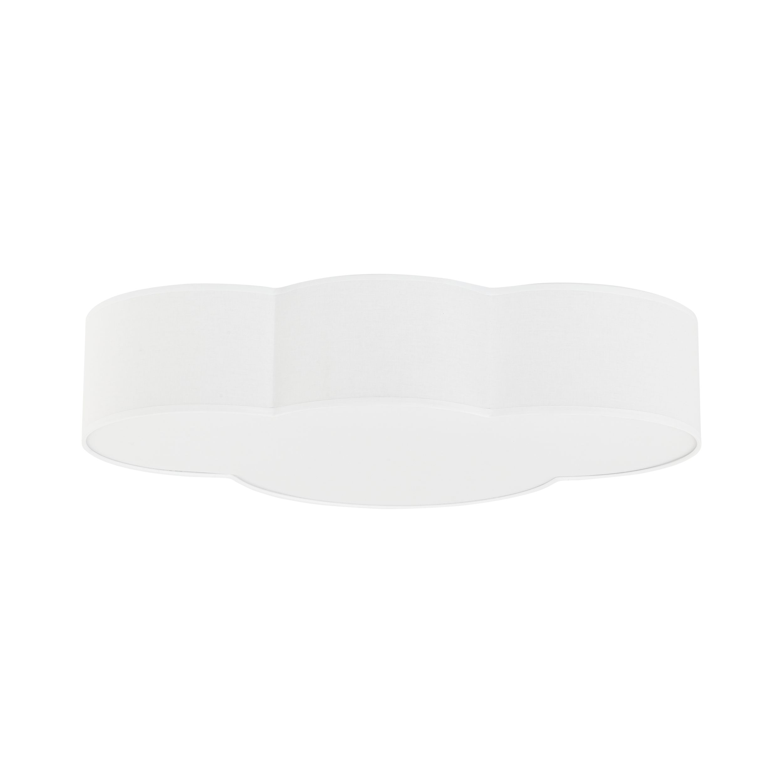 Plafon / Kinkiet CLOUD biały z tkaniny w kształcie chmury 62x45x13cm - TK_1533