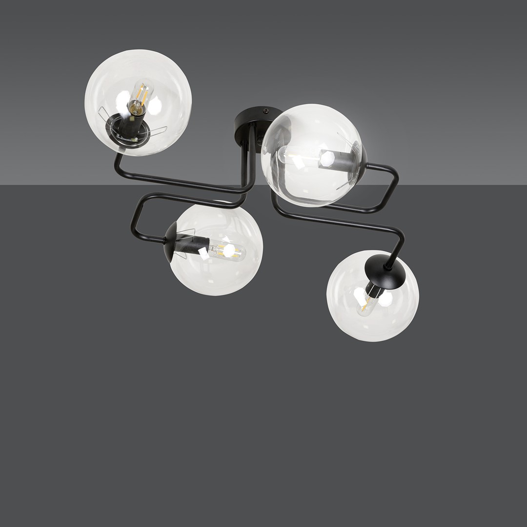 Lampa sufitowa BRENDI Czarny 831/4 - 831/4