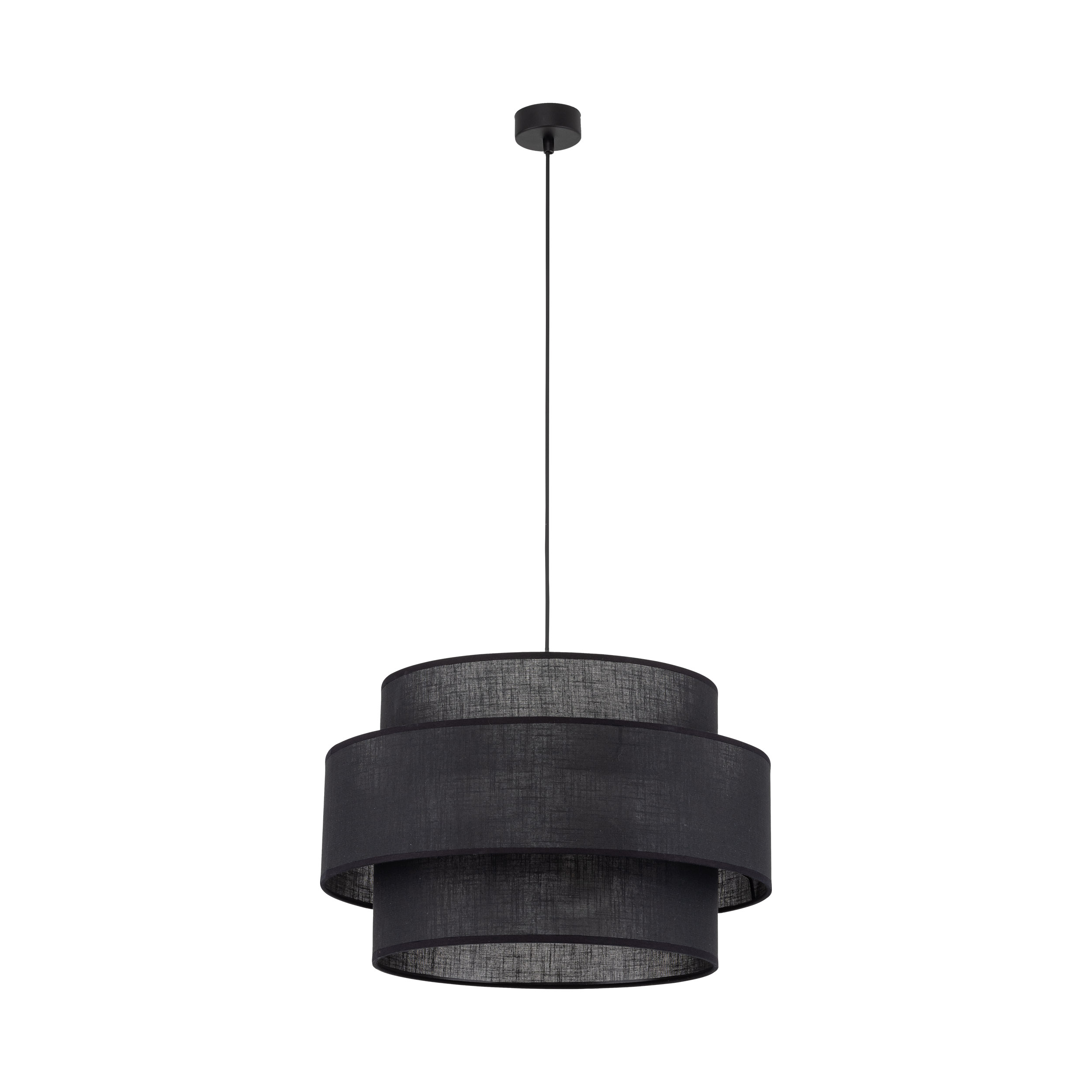Lampa wisząca CALISTO czarna 110x50cm