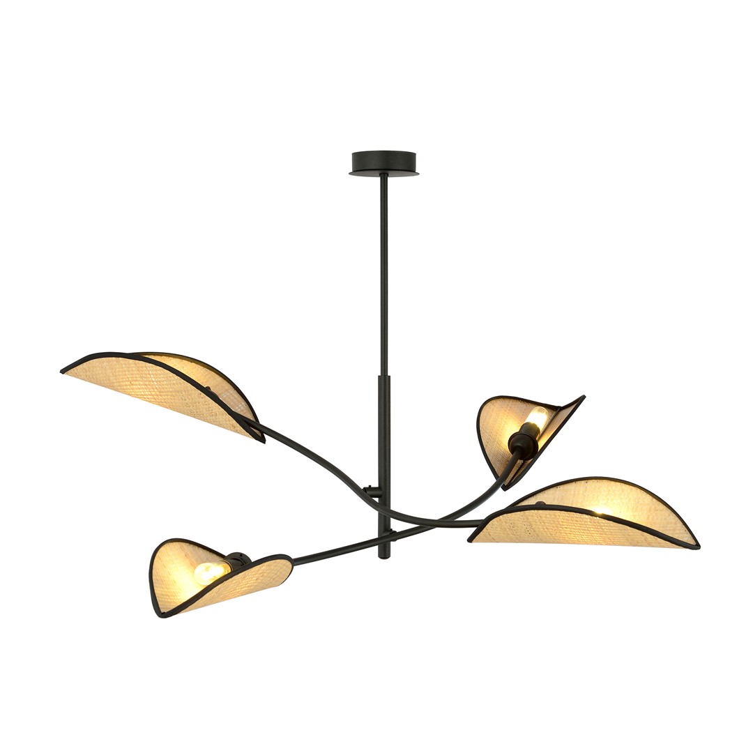 Lampa sufitowa LOTUS Czarny 1108/4