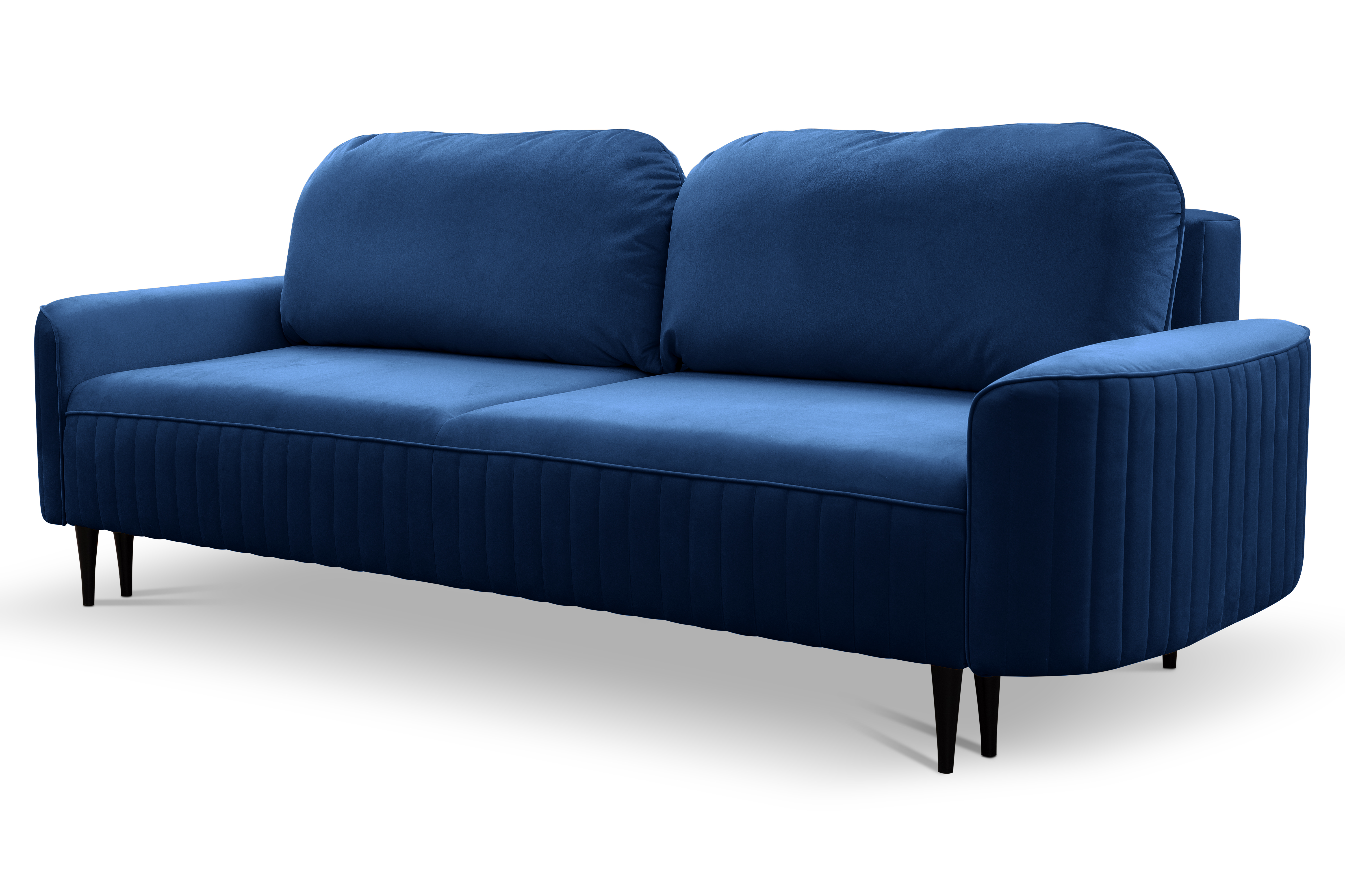 Sofa rozkładana VENA tkanina VELLUTO 25 granatowy