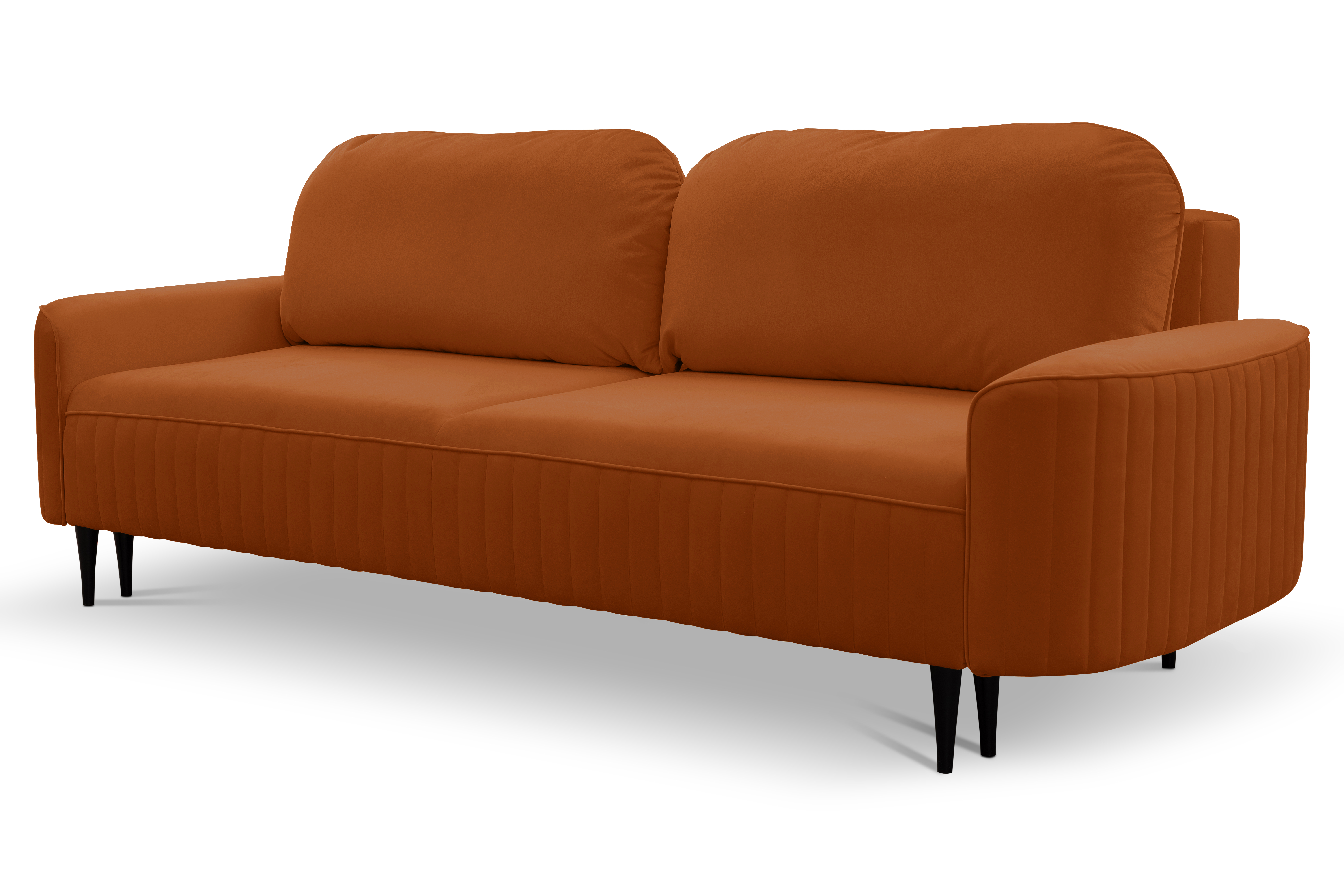 Sofa rozkładana VENA tkanina VELLUTO 33 ceglasta
