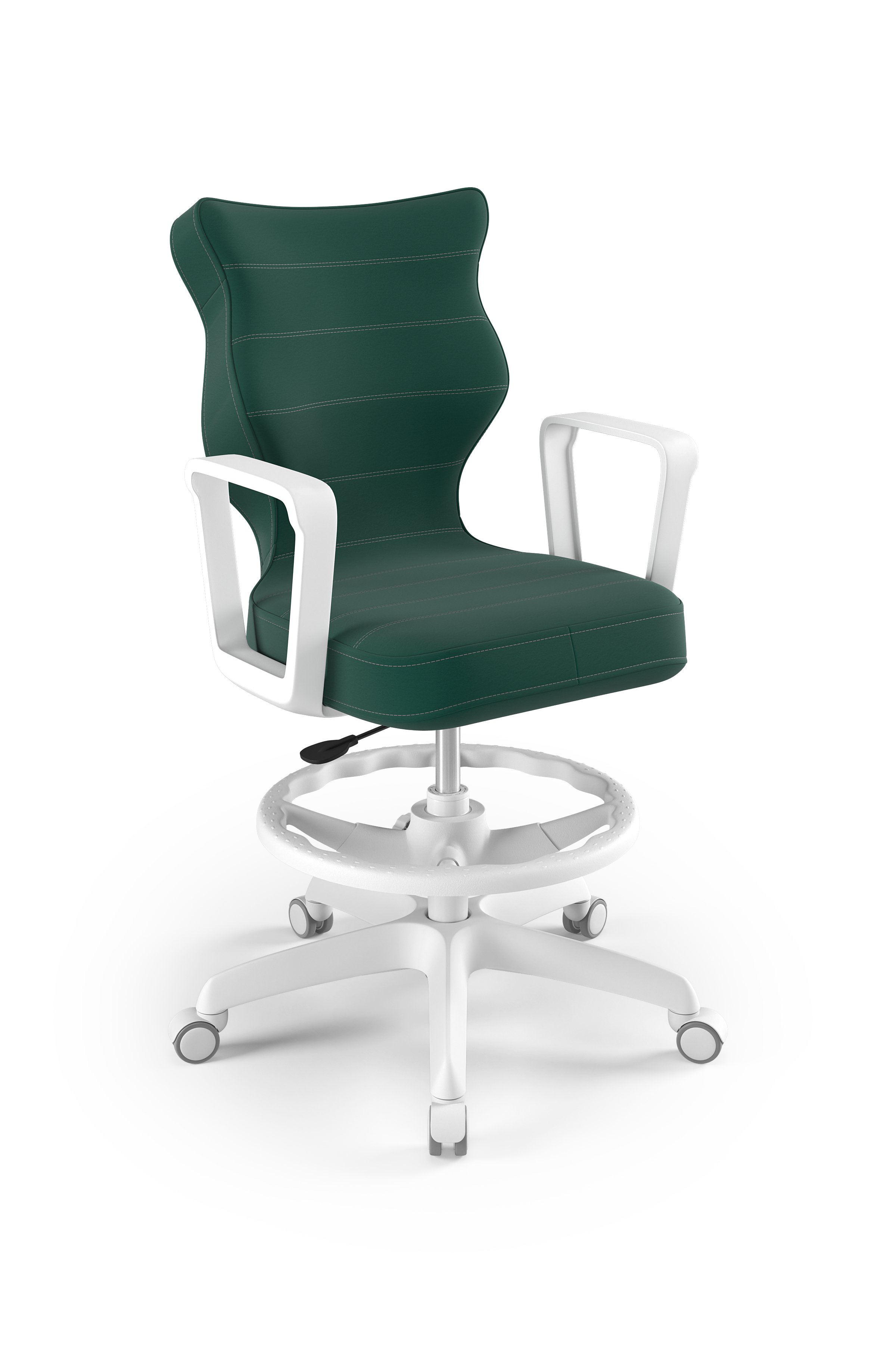 Krzesło młodzieżowe Norm biały Velvet 05 rozmiar 6 WK+P