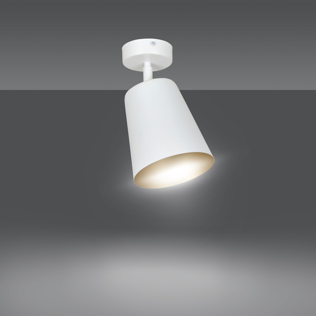 Lampa wisząca PRISM Biały/Złoty 407/1 - 407/1