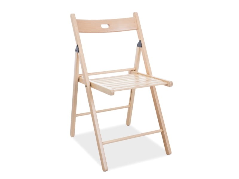 Krzesło SMART II składane drewniane naturalne Signal