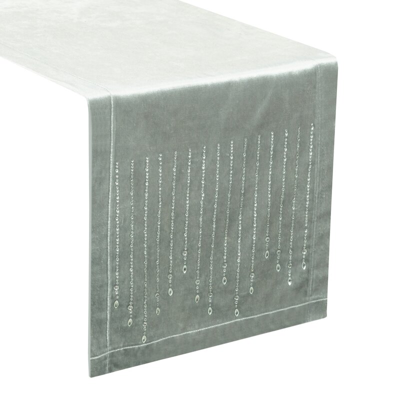 OBRUS ROYAL 3 35 X 220 CM SREBRNY - EU_390333