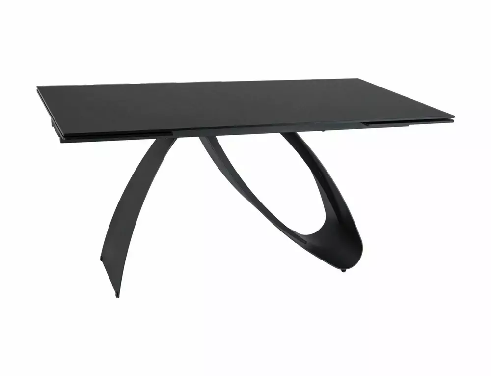 Stół rozkładany DIUNA Czarny, Czarny Mat (160-240)x90