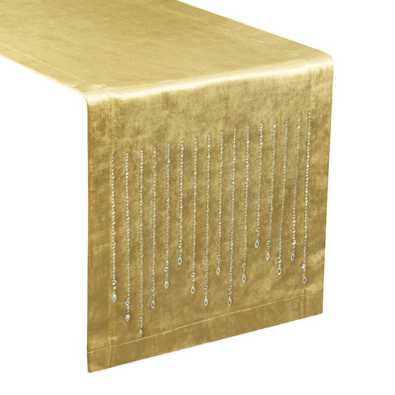 OBRUS ROYAL 3 35 X 220 CM ZŁOTY - EU_390337