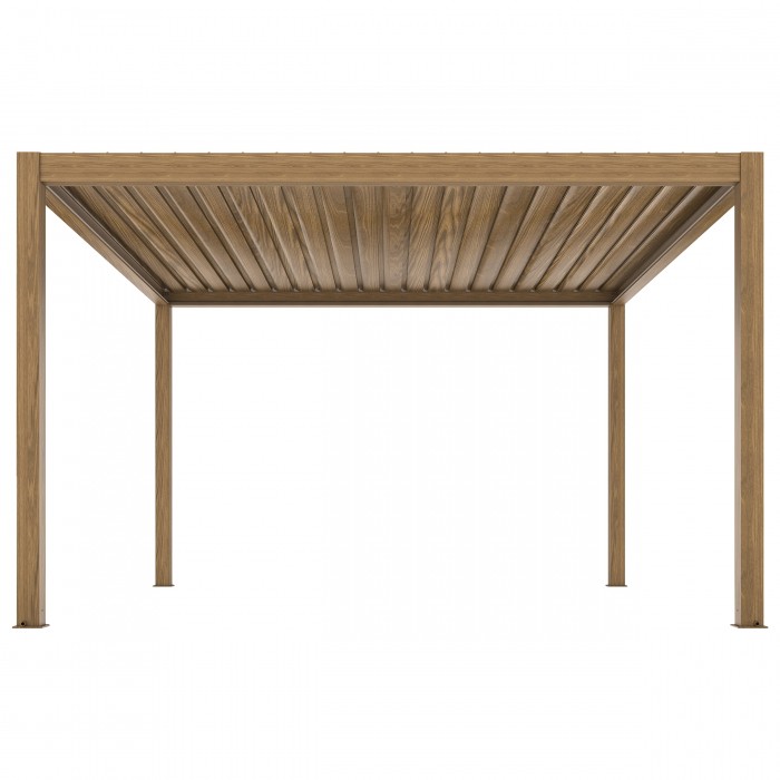 Pergola elektryczna LUXE 3x4m drewno z LED - MI_5905610251536