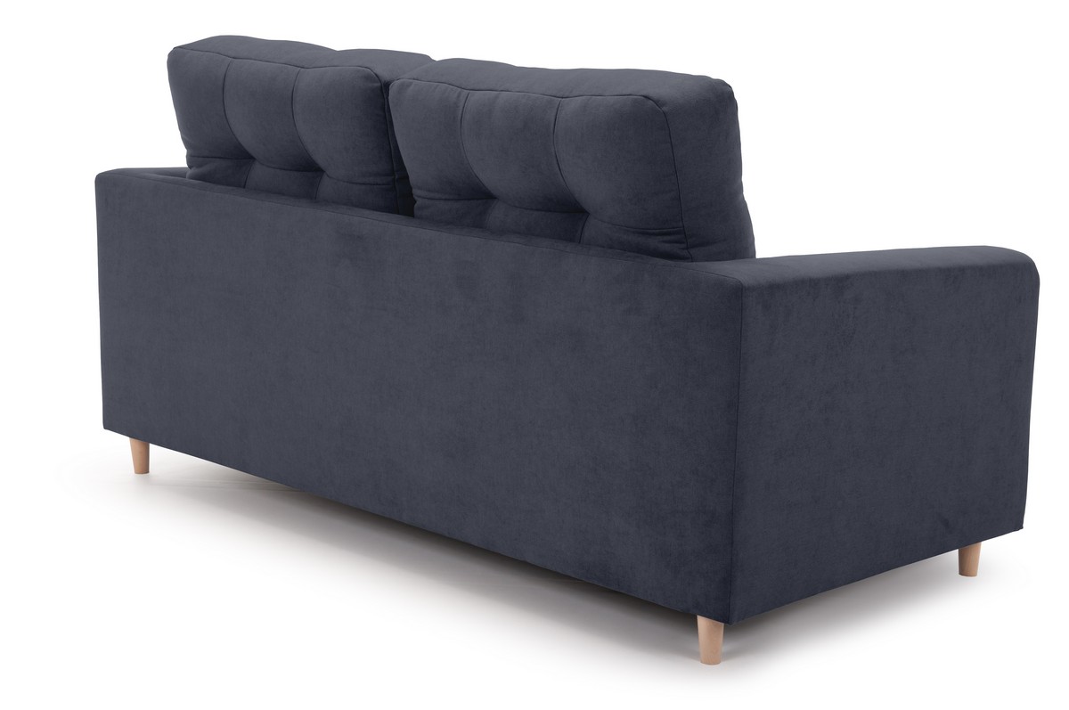 Sofa rozkładana Plant granatowa MEBLEX - PLANT-ROSTO76DARKBLUE