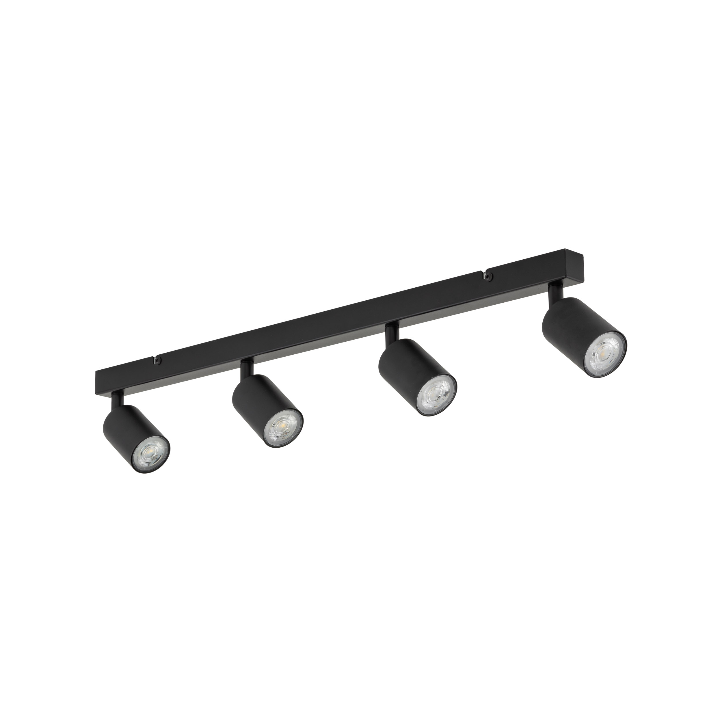 Lampa sufitowa TOP czarna na metalowej listwie regulowana 83x19x15cm