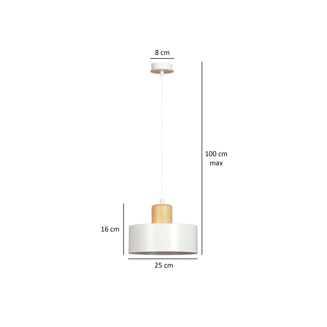 Lampa wisząca TORIN Biały 1047/1 - 1047/1