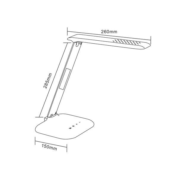 LAMPA BIURKOWA CZARNA/czarny 3 - 003064-009505