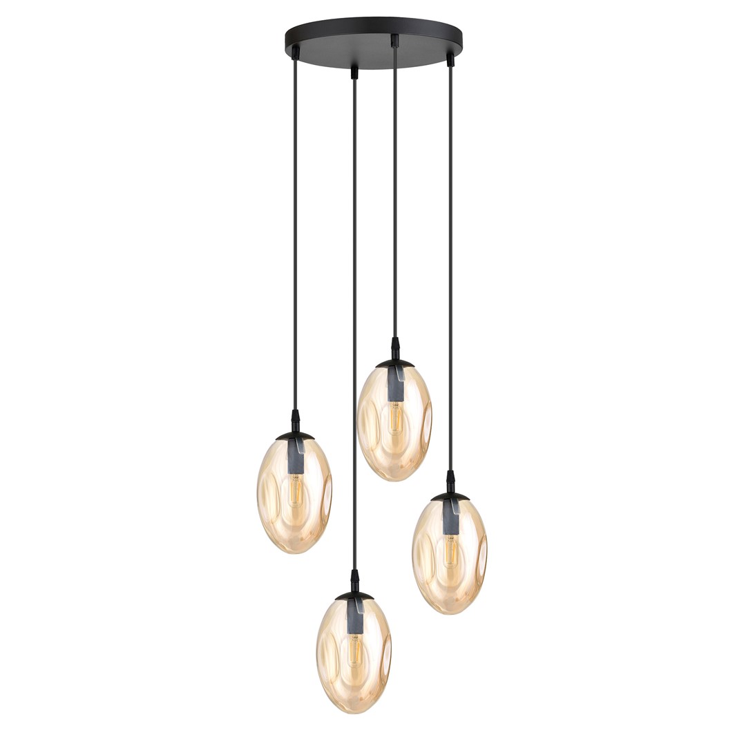 Lampa wisząca ASTRAL Czarny 1267/4PREM - 1267/4PREM