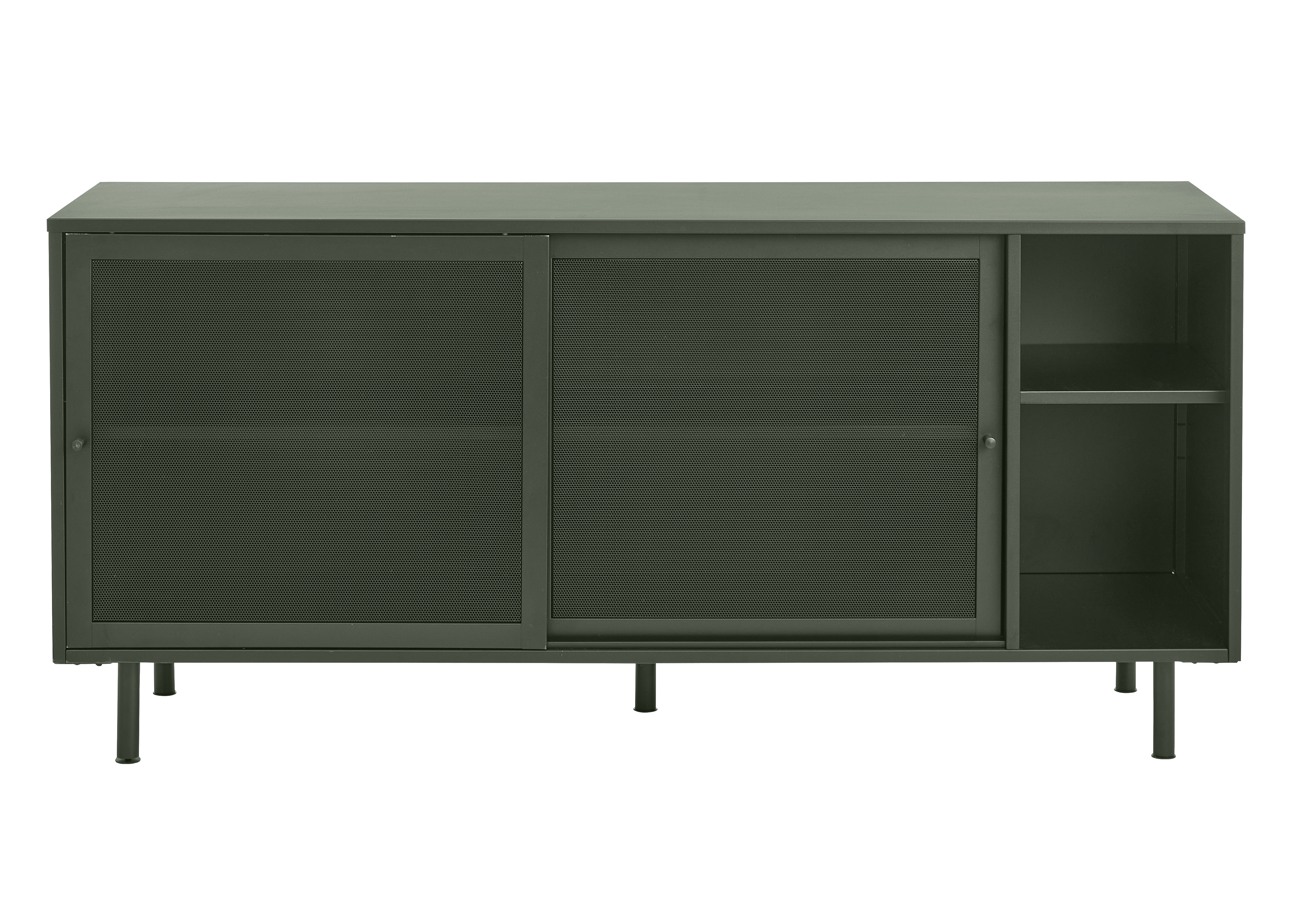 Komoda metalowa 2-drzwiowa VEEP - zielona - UN_50220000